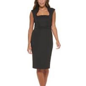 Calvin Klein Elegant Black Midi Dress size 10
New without tags